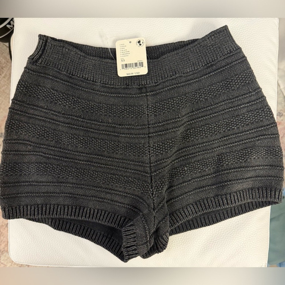 NWT Black Free People Micro-Short